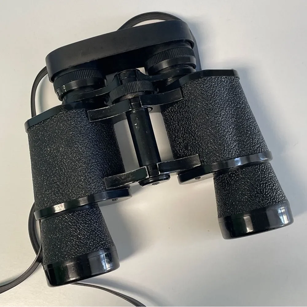 Vintage Tasco 7x35 Binoculars – Model 304 – Great Condition + Case & Strap